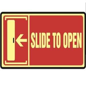 Slide to open