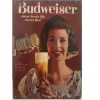 tranh thiếc hình bia budweiser cổ điển