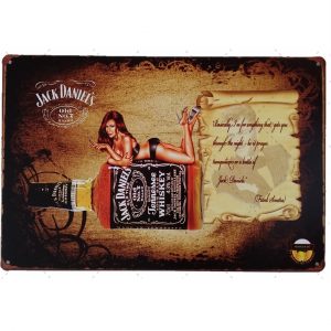 tranh thiec co gai goi cam jack daniels