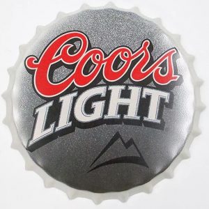 Nắp ve chai bia 35cm - Coors Light GW-03