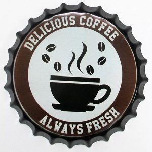 Nắp ve chai bia 35cm - Delicious Cafe  GK-182