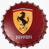 Nắp ve chai bia 35cm - Ferrari