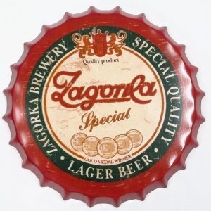 Nắp chai bia 35cm - Zagorka  SH-938