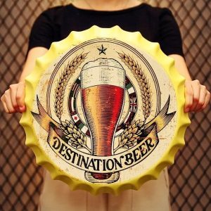 Nắp ve chai bia 35cm - Destination Beer  GY-20