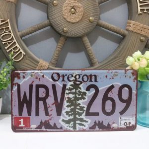 Biển số 30x15cm - Oregon Y-099