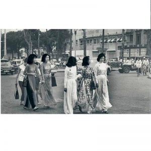 Tranh thiếc retro 20x30cm - Duyên Dáng Sài Gòn CP23-210