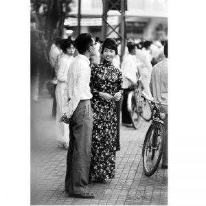 Tranh thiếc Sài Gòn xưa retro 20x30cm - Nét Duyên  CP23-213