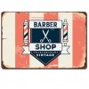 Tranh sắt vintage trang trí barber shop kiểu cổ điển