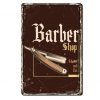 Tranh thiếc đẹp chuyên trang trí vintage cho tiệm cắt tóc haircut barber shop