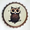 Nắp ve chai bia 35cm - Coffee Owl Q-075