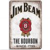 Thương hiệu rượu retro 30x40cm - Jim Beam the Bourbon since 1975 - YC34-1682
