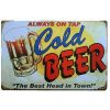always cold beer on tap