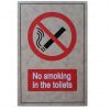 30x20cm - No smoking in the toilets S23-30042