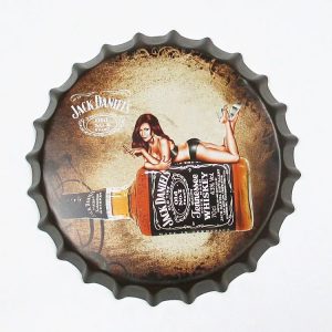 Nắp chai bia 35cm - Seductive Jack Daniel's  GK-19