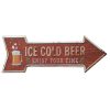 Mũi Tên Dập Nổi 16x45cm Ice Cold Beer - SMT-20