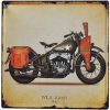 30x30cm Harley Dadcidson WLA Army - KM33-3011