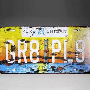 Biển số 15x30cm - Pure Michigan GR8 PL9  Z-152