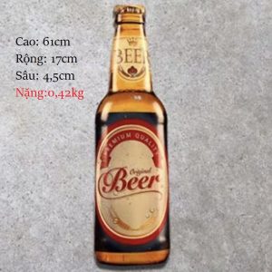Mô hình chai bia sắt cao 61cm - Premium Quality Beer Y61-PQB