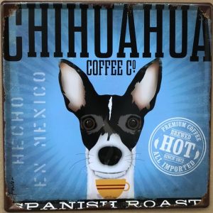 30x30cm Chihuahua Coffee  Z33-01