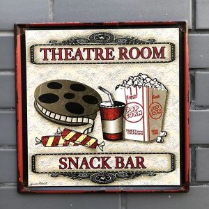 30x30cm Theatre Room - Snack Bar Z33-24