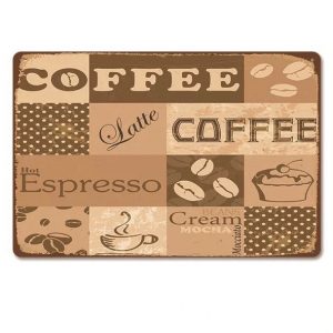 Tranh thiếc 30x20cm - Coffee D23-9420-10