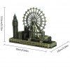 Bộ tứ London - 4 mô hình kim loại: Bigben, cầu tháp, vòng quay, nhà thờ