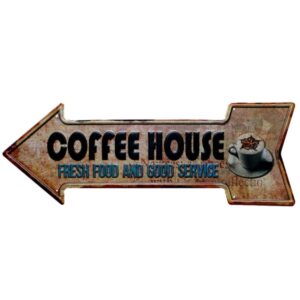 Mũi Tên Dập Nổi 16x45cm Coffee House - SMT-19