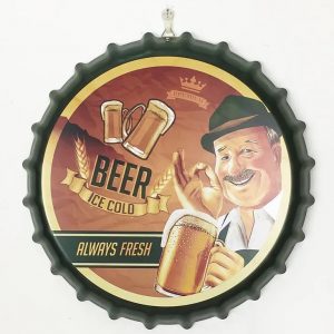 Nắp vỏ chai bia 35cm - Ice Cold Beer Always Fresh Z-21