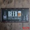 Biển số retro15x30cm - Beer Brewery - JK-316