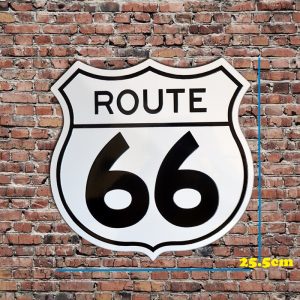 Tranh thiếc hình biển báo đường cao tốc Route 66 ROT-66