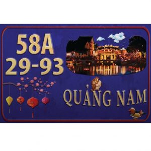 tranh thiếc retro vintage 20x30cm thuần Việt