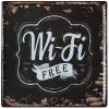 bien bao free wifi 30x30 kieu retro vintage