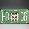 Historic Route 66 30x15 retro decor tin paintings