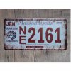 Massachusetts NE 2161 tin plate