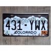 Biển số xe decor 30x15cm - 431-YWX Colorado - ZY-313