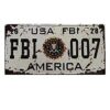 Biển số xe decor 30x15cm - FBI 007 America - YC-9147