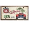 Biển số xe decor 30x15cm - Route 66 California - Z-07