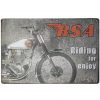 motorcycle tin plate retro decor 30x20
