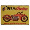 Tranh decor retro 40x30cm - 1934 Indian Motorcycle YC34-13861