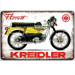 Tranh thiếc decor retro 30x40 - Florett Kreidler S34-50156