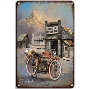 tranh thiec trang tri retro 20x30