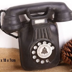Mô hình điện thoại treo tường kiểu cổ cao 18cm WaTel-Q5