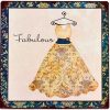 Tranh thiếc vuông 30x30cm Fabulous Dress Q33-3013
