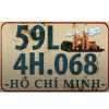 Tranh phong cảnh 30x20cm biển số Tp. Hồ Chí Minh C23-559