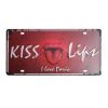 Biển số retro 15x30cm - Kiss Lips Z-140