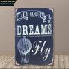 Tranh thiếc 20x30cm - Let Your Dream Fly Y23-032