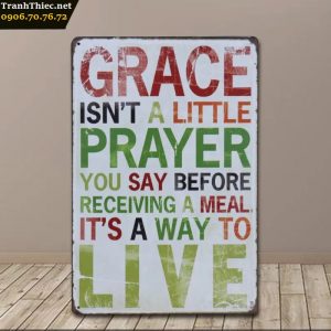 Tranh thiếc 20x30cm - Grace KM23-701