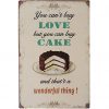 20x30cm - Love and Cake Z23TP-1159