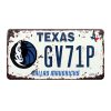 Biển số xe retro 30x15cm - Texas GV71P ZY-114