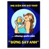 Tranh Bia tiếng Việt Vui 20x30cm - "Đừng Say Anh" - CB23-802